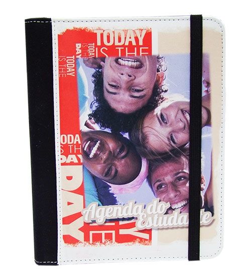 Agenda com Capa em Tecido Sublimático